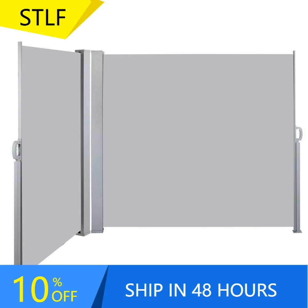 

STLF Decorative Courtyard Partition Shade Screen UV-Resistant Privacy Screen for Outdoor Weatherproof, Ideal for Patio Garden Ba