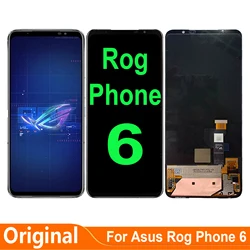 AMOLED For Asus ROG Phone 6 Pro AI2201_D AI2201_C AI2201_F LCD Display Touch Screen Digitizer Assembly