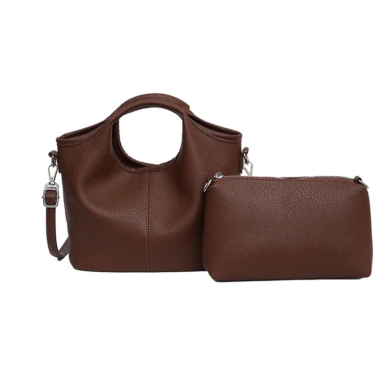 

Women's Handbag Small Bag 2025 New Fashion Shoulder Crossbody Bag Soft Leather Senior Sense Small Handbag Bucket Bag