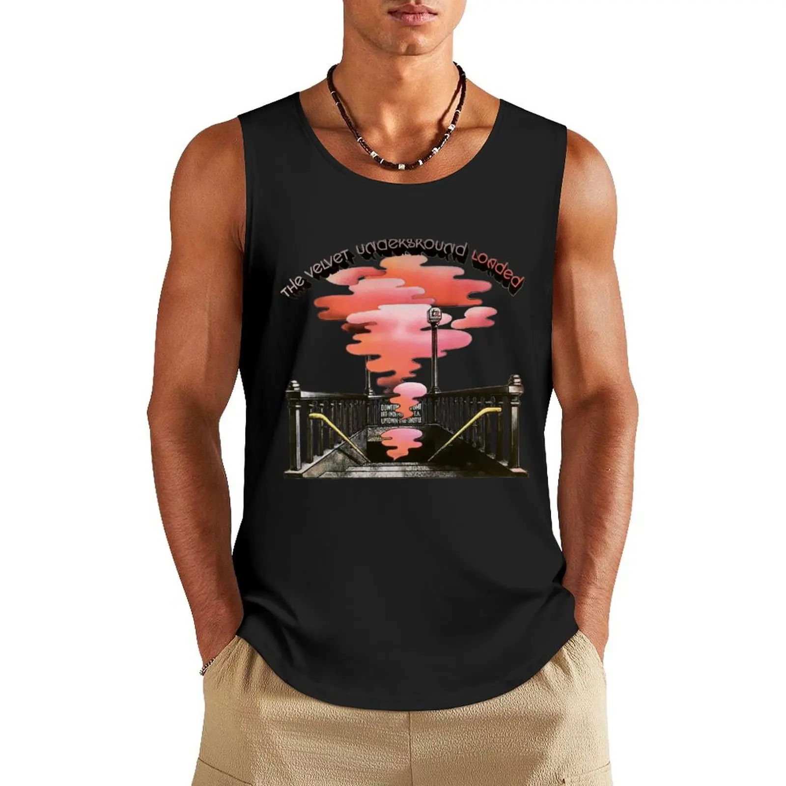 The Velvet Underground - Loaded Tank Top T-shirt man Gym T-shirts for men bodybuilding t shirt
