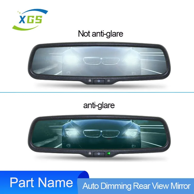 Auto Dimming Anti-glare Rearview Mirror Back Up Mirror ForToyota Honda Volkswagen Renault Kia Hyundai Skoda Ford Opel