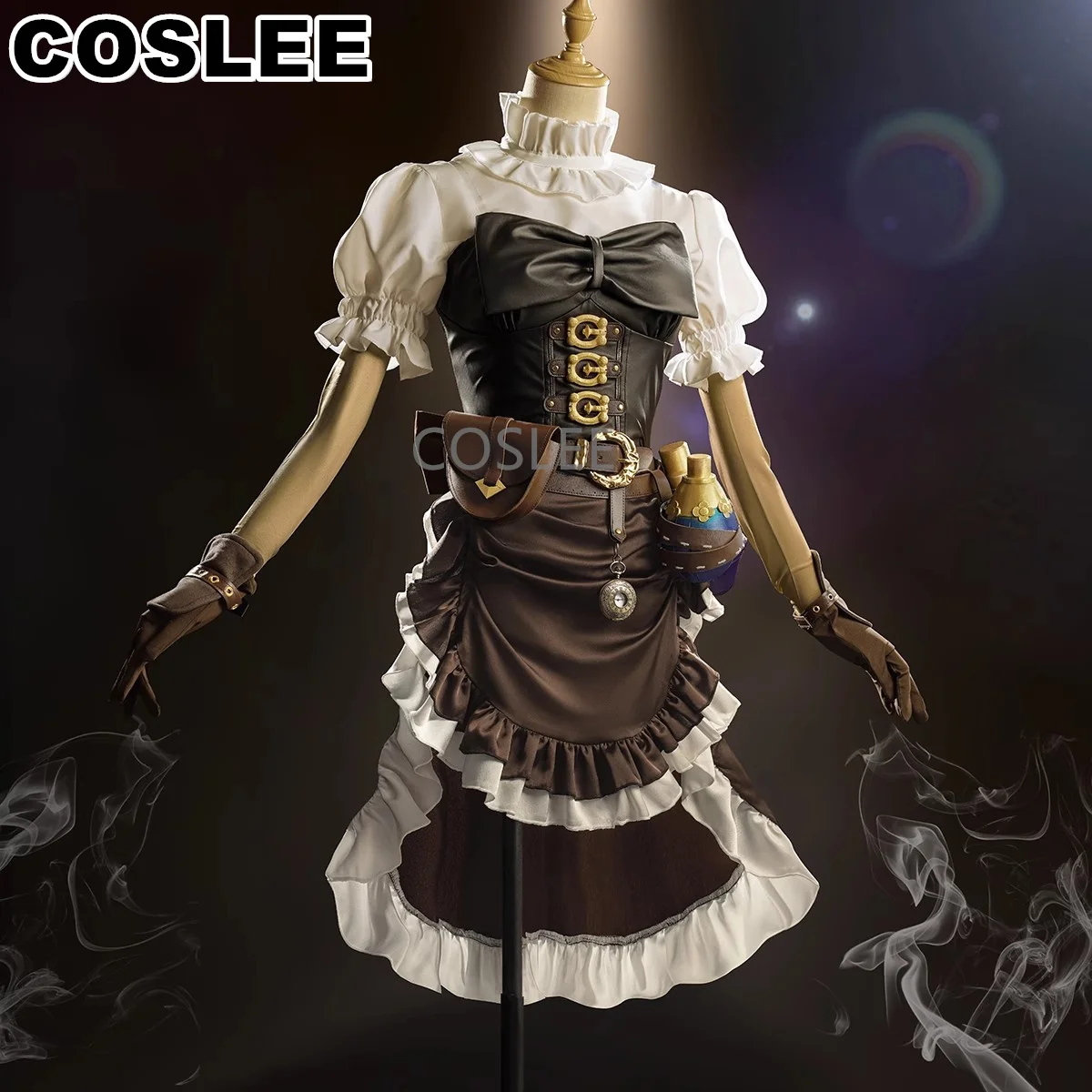 COSLEE Identity V Vera Nair Perfumer Cosplay Costume Game Suit Gorgeous Uniform Dress Role Play Halloween Party Outfit Women