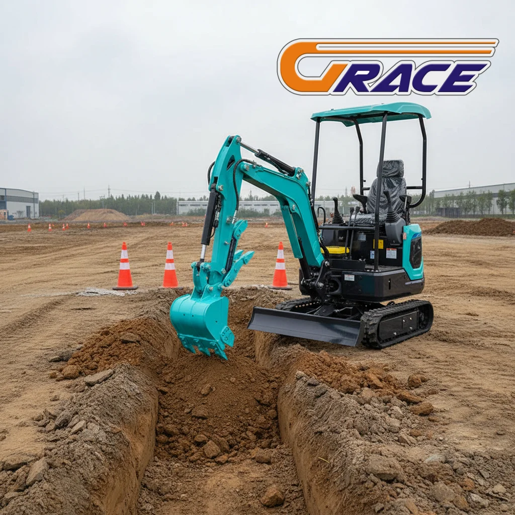 2026 New Brand Mini Excavator 1.2 Ton EPA Certified Compact Excavator Construction Use Fast Shipping Supply