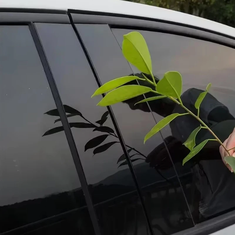 4 قطعة مركز السيارة عمود ملصق ل بكين BJ30 2024 ~ 2026 BAIC B30e الكثبان الرملية نافذة غطاء الكسوة BC عمود آخر الباب ملصق مائي اكسسوارات