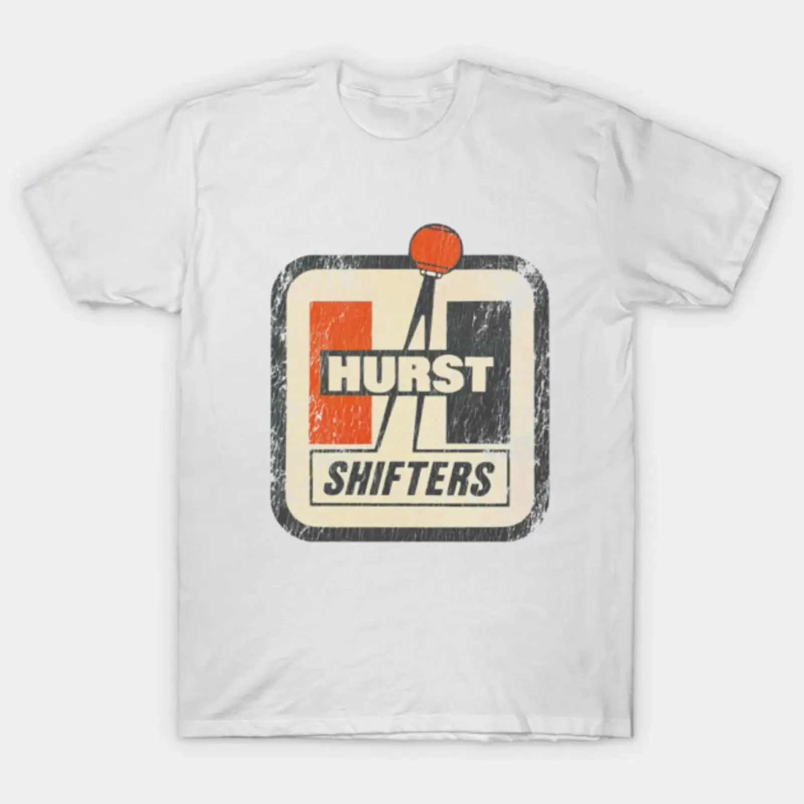 1968 Hurst Shifters T Shirt vintage Washed Comfortable homme streetwear fashion Soft Breathable Versatile Slightly Stylish