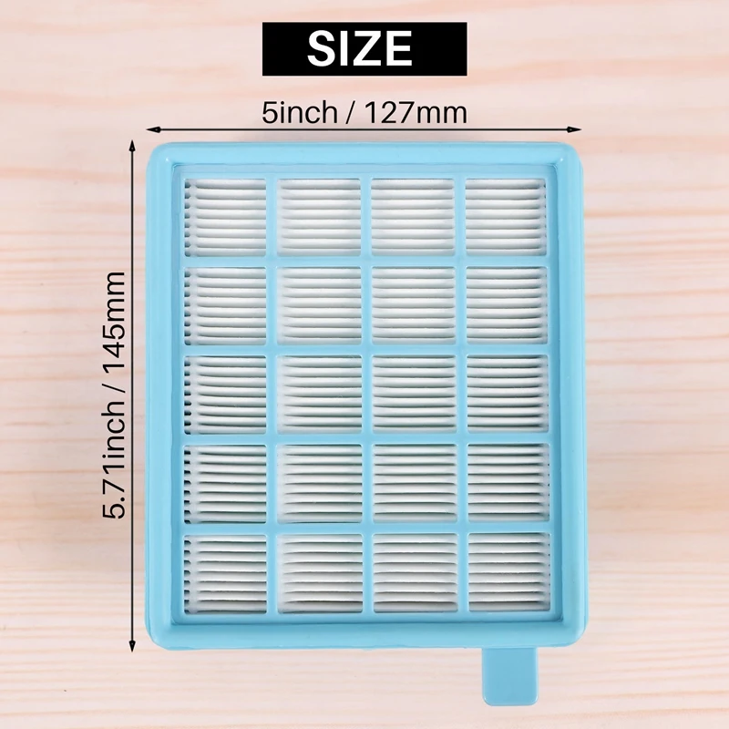 Filtre HEPA à maille pour aspirateur, BUFFALO-MISTRAL, FC8515, FC8516, FC8517, FC8518FCaster 70, FC8471, 4 pièces/lot