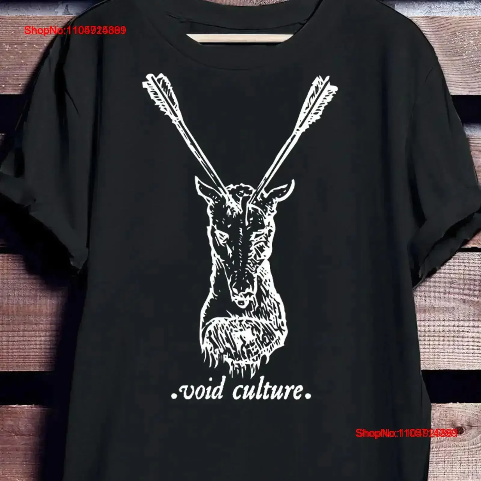 Severed Deer Head T Shirt Sizes S 3XL print goth tee top clothes death horror gothic vintage Washed Stylish Slightly streetwear
