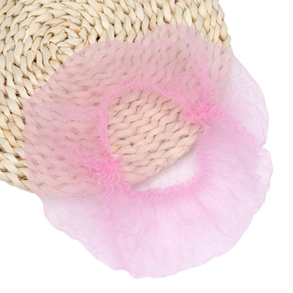 

300Pcs Durable Non-Woven Disposable Dustproof Caps Comfortable Breathable Hair Cover for Beauty Workshop