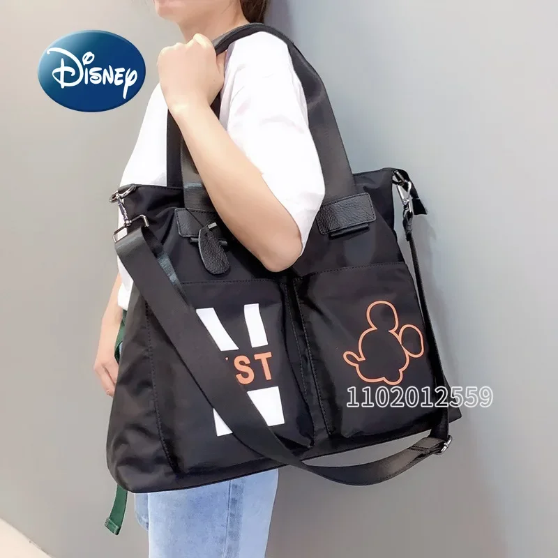 Disney Mickey New Women\'s Portable Travel Bag Luxury Brand Fashion Women\'s Handbag Large Capacity One Shoulder Crossbody Bag