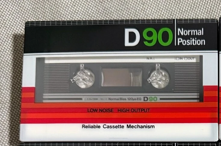 

New and unopened blank tape for TDK D90