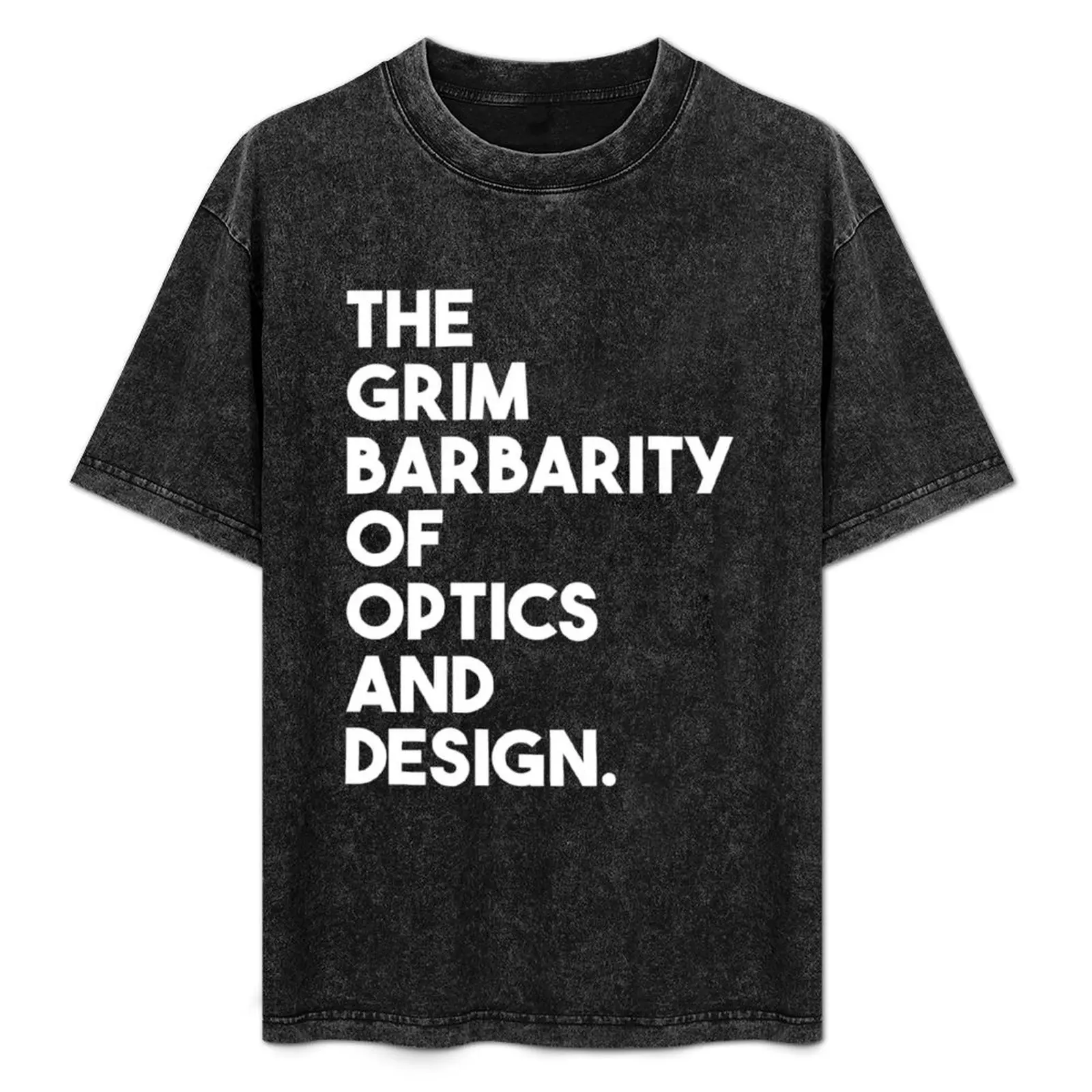 Grim Barbarity of Optics and Design T-Shirt Quick Dry Sports Short Sleeve Tee