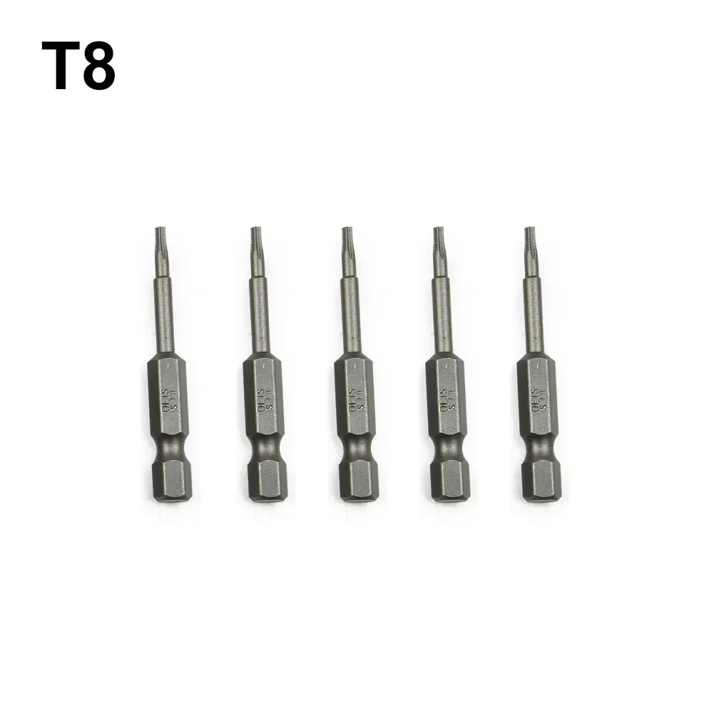 

Drill Bits Screwdriver Bits Screwdriver Bits T8-T40 50mm Electric Screwdriver Bit Hand Tools Woodworking Tools