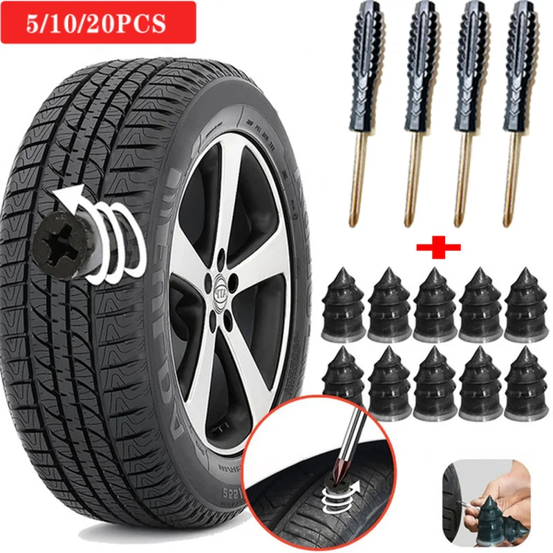 

Car Vacuum Tire Repair Nails with Screwdriver for Truck Motorcycle Auto Bike Tyre Puncture Repair Tubeless Rubber Nail Tools