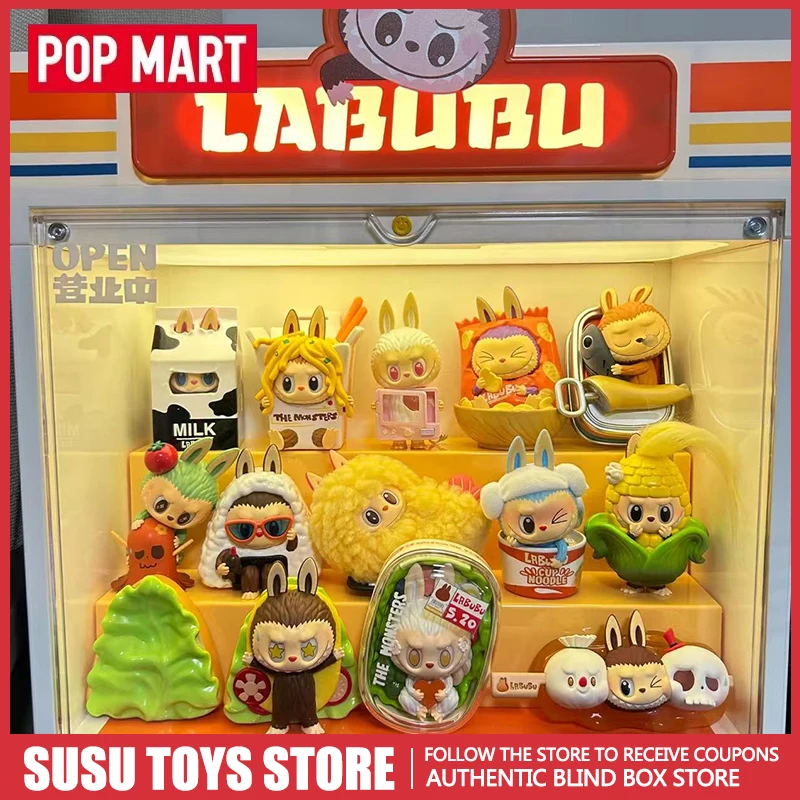 

POP MART Labubu THE MONSTERS Wacky Mart Series Blind Box Mystery Guess Bag Toys Cute Anime Action Figure Desktop Ornament Figuri