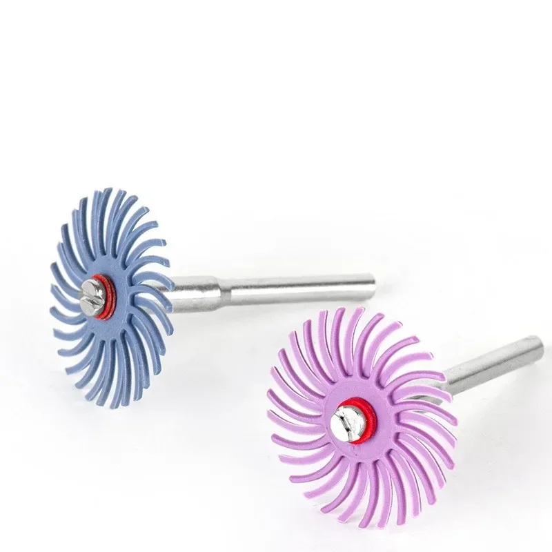 Polishing Radial Bristle Disc Abrasive Brush 80-2500# Grit Nylon+Aluminum Oxide Grains Polishing Wheel With Extension Rod