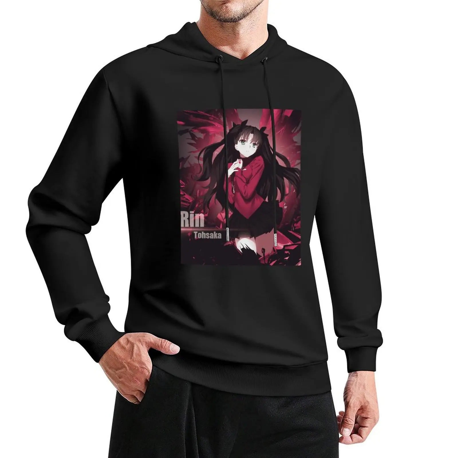 Tohsaka Rin 2 Pullover Hoodie anime clothes graphic hoodie