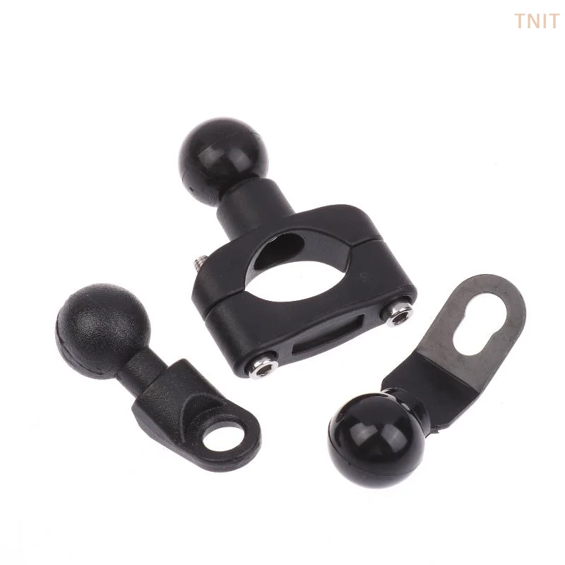 [J] 1 Set 2.3cm Ball Clamp Bracket For Motorbike Phone Holder PJ10/PJ13/PJ18 Motorcycle Handlebar Mount Base Kit Accessories