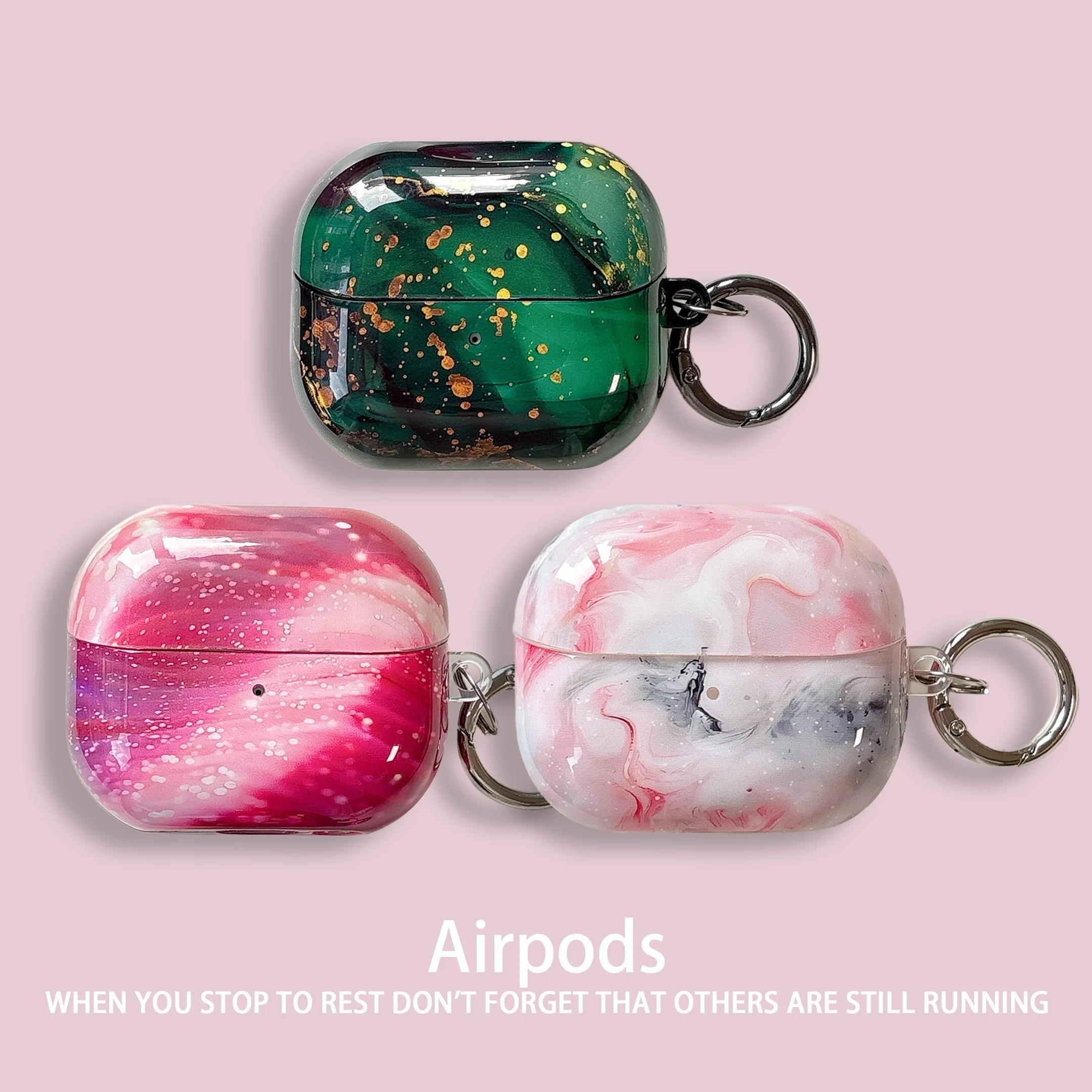 

Stone Texture Case for Samsung Galaxy Buds 3 Pro FE Buds 3Pro Bluetooth Charging Box Funny Soft Silicone Earphone Cover