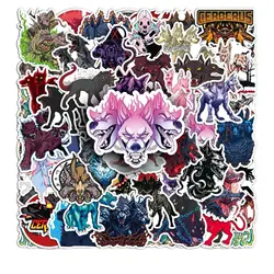 50Pcs Cool Cerberus Stickers Satan Evil Dog Diy Stickers Scrapbooking Phone Luggage Skateboard Waterproof Decals