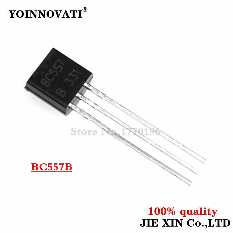 100PCS=50pairs BC547B BC557B TO-92 Transistor