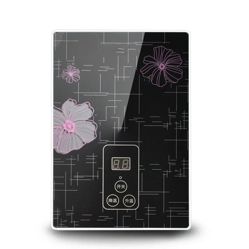 Calentadores de agua eléctricos de calentamiento instantáneo de 220V, calentador de agua colgante, calentador de agua de almacenamiento de seguridad para ducha, 5500W