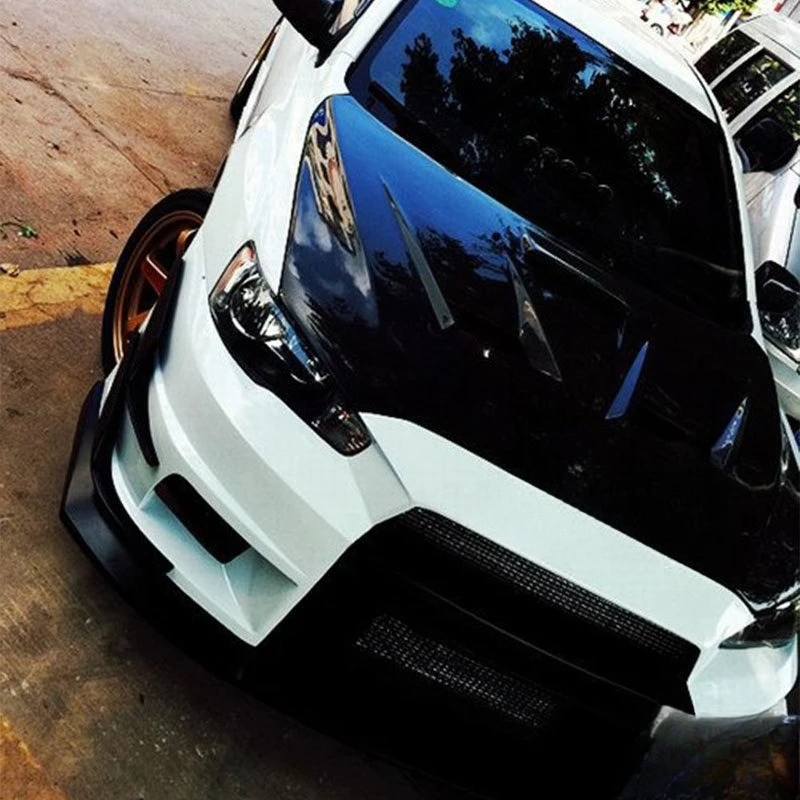 

Suitable for Mitsubishi Yishen Cover Car Modification Parts EVO Combat Edition Engine Cover, Carbon Fiber CF Engine Cover