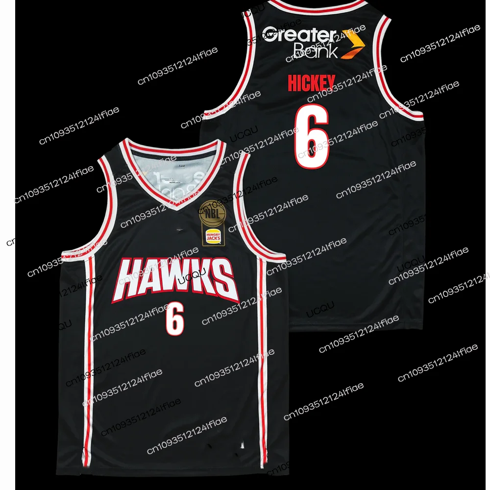 Illawarra Hawks 25/26 كرة السلة الرئيسية جيرسي 2025 الأسترالية الكبار كرة السلة للرجال سريعة الجافة سترة رياضية مروحة مجموعة خاصة #6