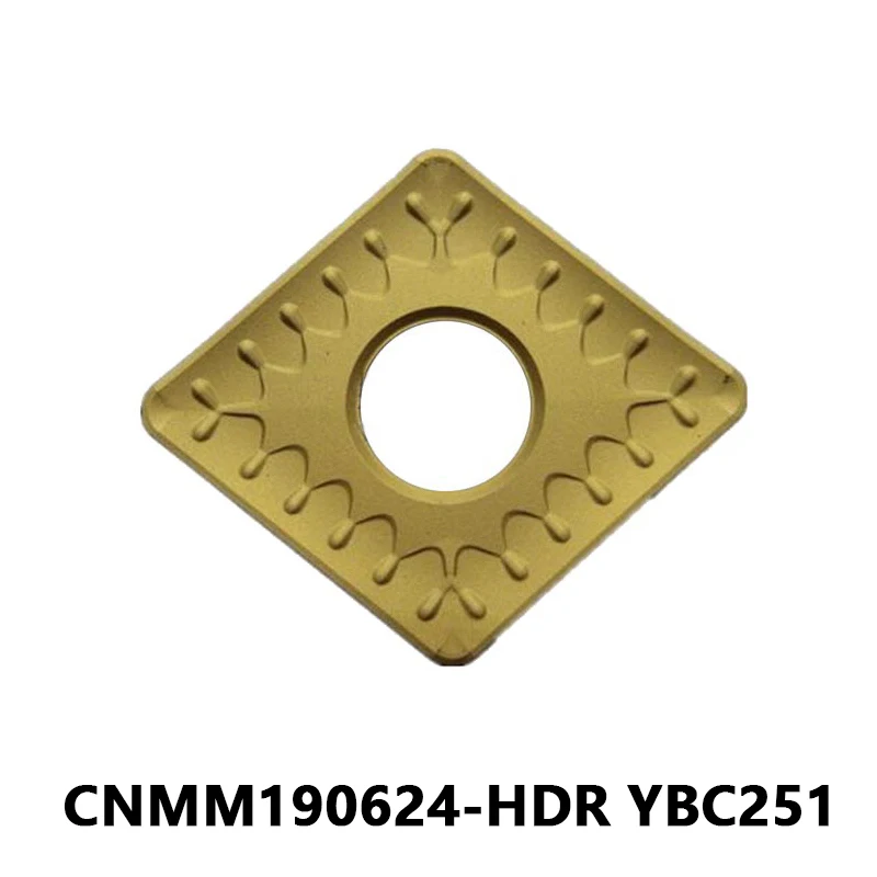 

CNMM190624-HDR YBC251 CNMM 190624 HDR CNC карбидная вставка для токарного станка токарный резец инструмент внешний токарный инструмент высококачественные лезвия