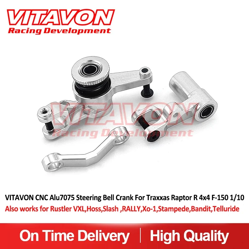 

VITAVON CNC Alu7075 Steering Bell Crank For Traxxas Raptor R 4x4 F-150 1/10