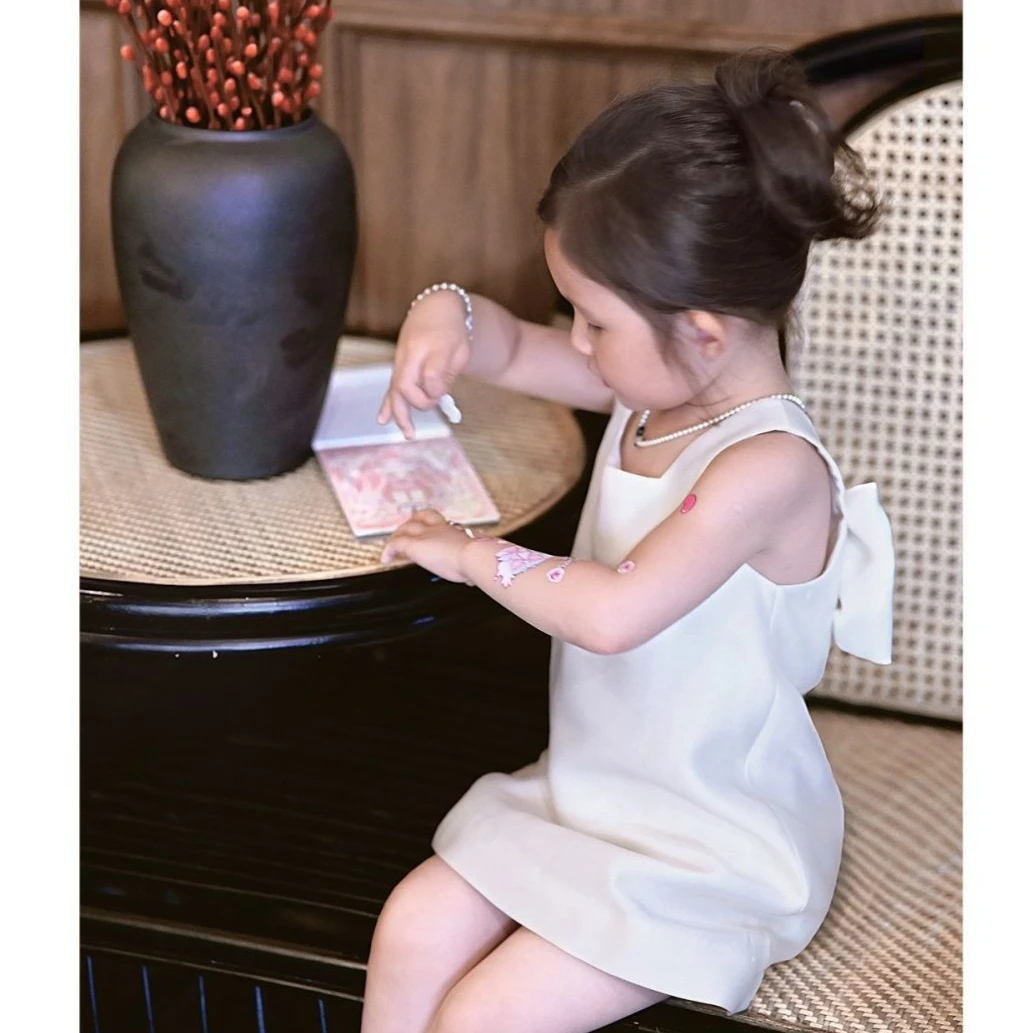 Girls Dress 2026 Spring and Summer New Children's Clothing Girl Baby Senior Feeling Butterfly Backless Princess Dress