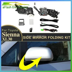 For Toyota Sienna XL30 2011-2020 Car Side Mirror Folding Kit Rearview Mirror Folding Motor Engine Electric Power Mirror Fold