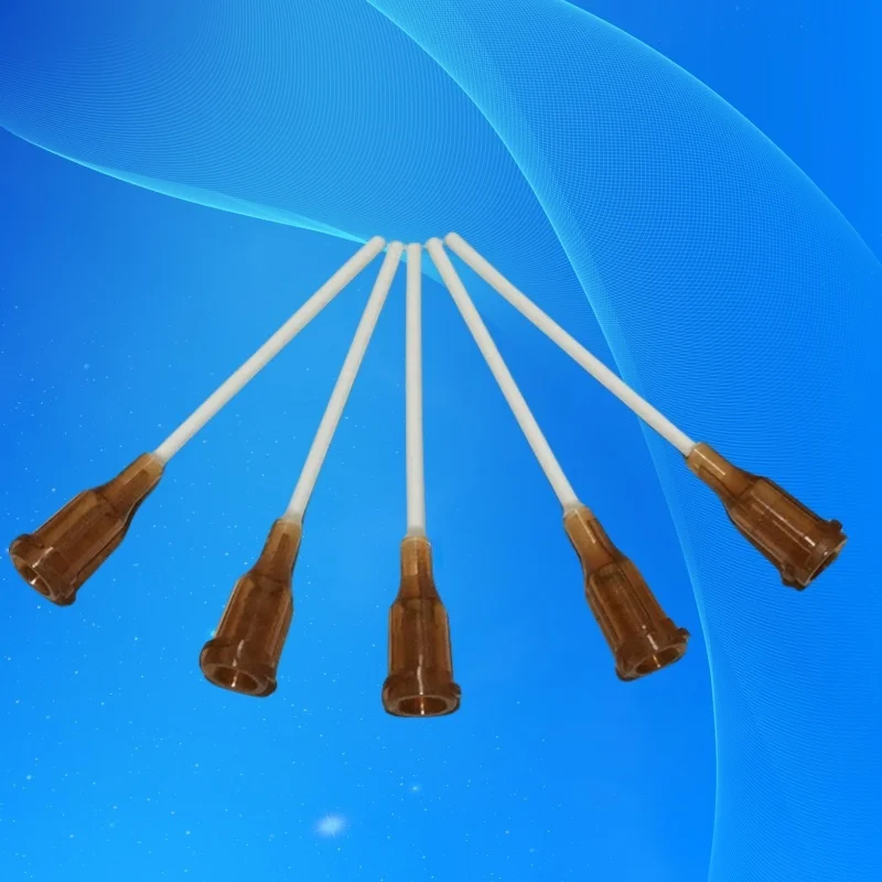 

‌ Дозирующие иглы с замком Люэра 15 г, 1 дюйм (25 мм) | 100 шт. полипропиленовые гибкие насадки для эпоксидной/паяльной пасты