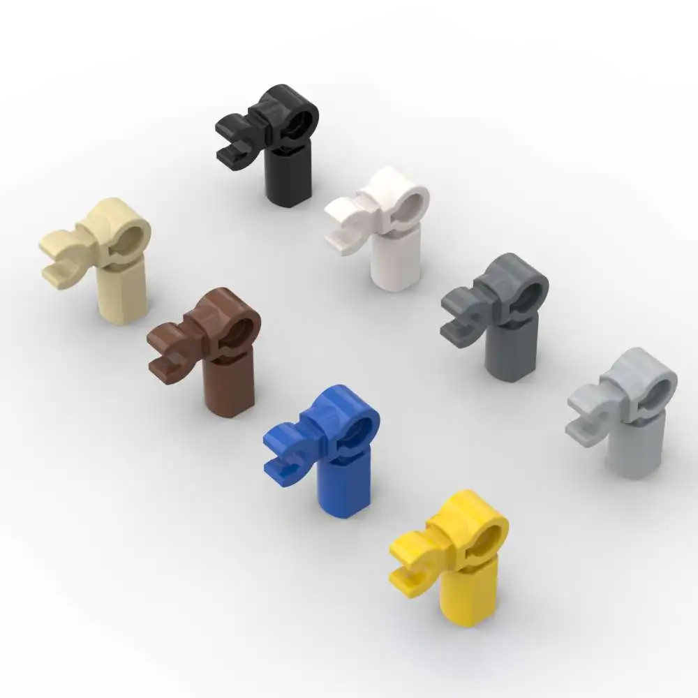 MOC 10PCS 72869 Bar Holder Building Block Kit With Clip Angled Bricks Particle Puzzle Educational Toys Children Birthday Gifts