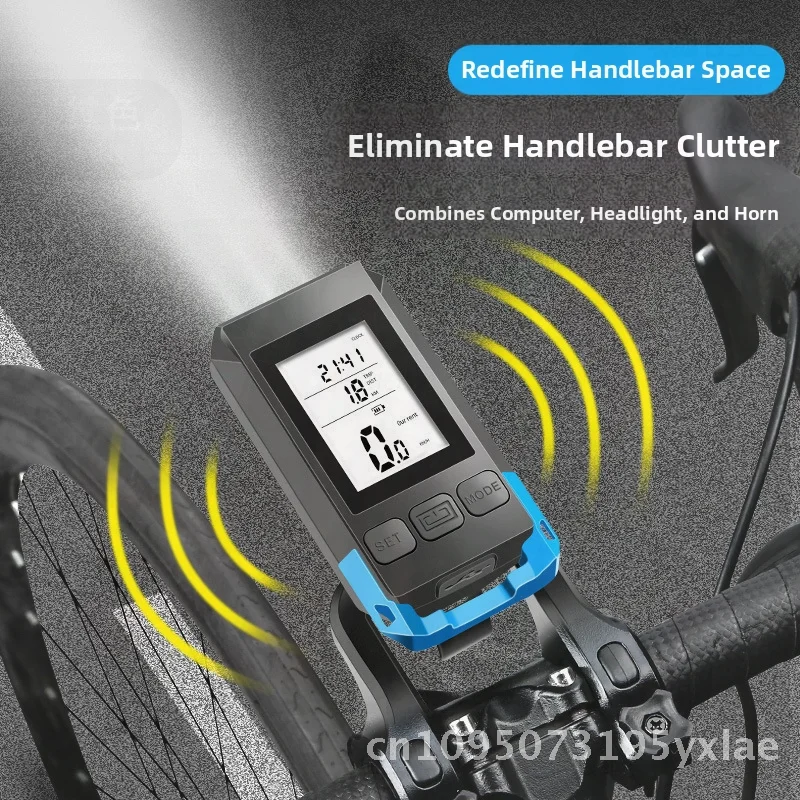 

Беспроводная таблица кодов велосипеда с звуковым сигналом и подсветкой, многофункциональная фара, черный, зеленый, красный, синий, новое велосипедное оборудование