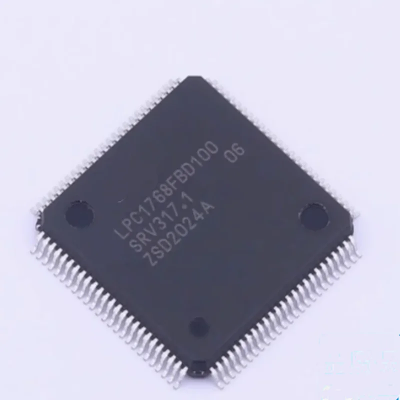 1PCS-5PSC LPC1768FBD100 LQFP100  stable, well-ecosystemed industrial-grade Cortex-M3 MCU with abundant peripherals.
