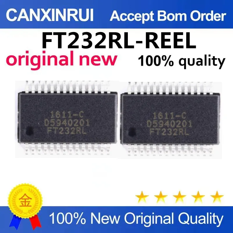 (5-100piezas) Genuine Original FT232RL-REEL SSOP-28 USB to UART Chip Bridgeor