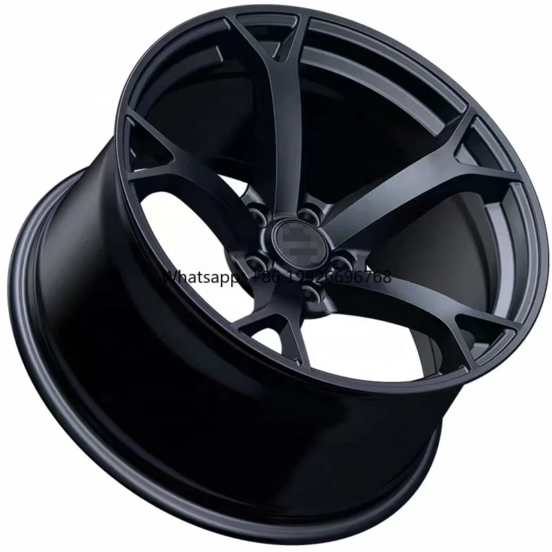 

Black 5 Spoke Deep Concave Forged Wheels for Mercedes-Benz, BMW, Audi 19 Inch 5X112 5X120 Passenger Car Wheels