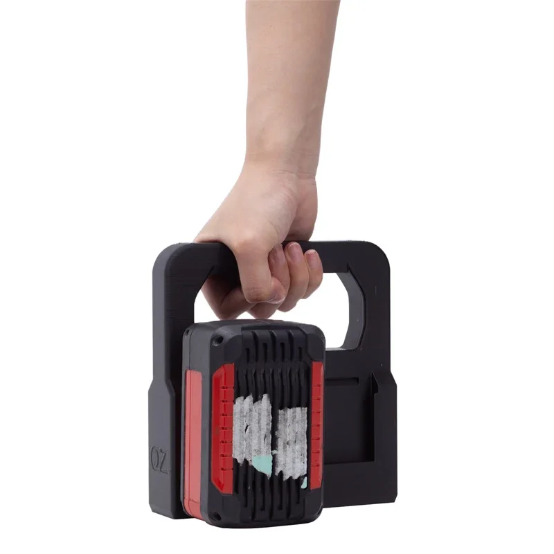 

Battery Hand-held Holder Suitable for Einhell/X-Change/Ozito 18V PXC Li-ion Battery Portable Battery Storage Rack