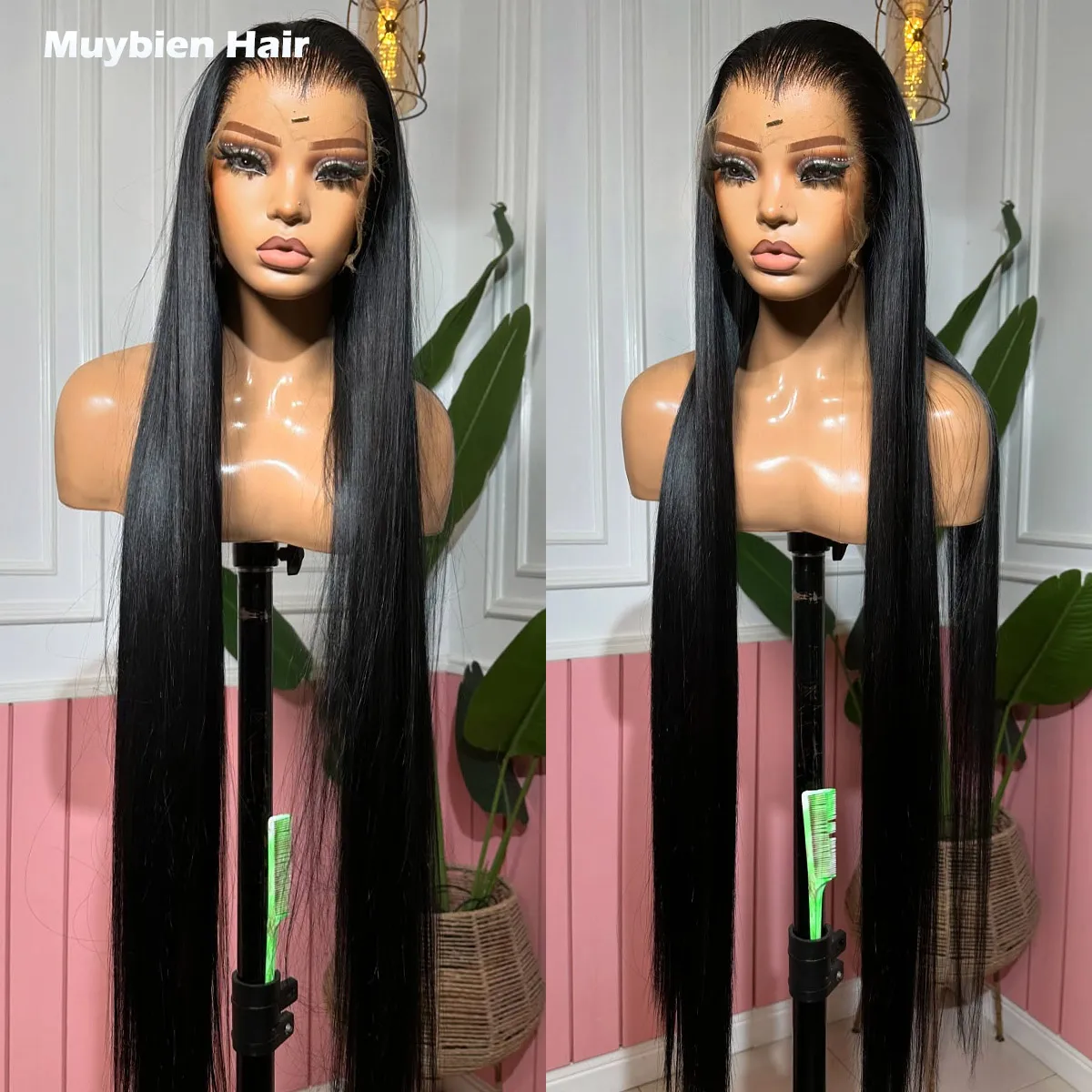 

Натуральный черный парик с прямой текстурой волос, 13x4, 13x4 HD Lace Front, 100% человеческие волосы, безклеевой прямой парик для женщин, 4x4, 5x5, настоящий HD Lace парик