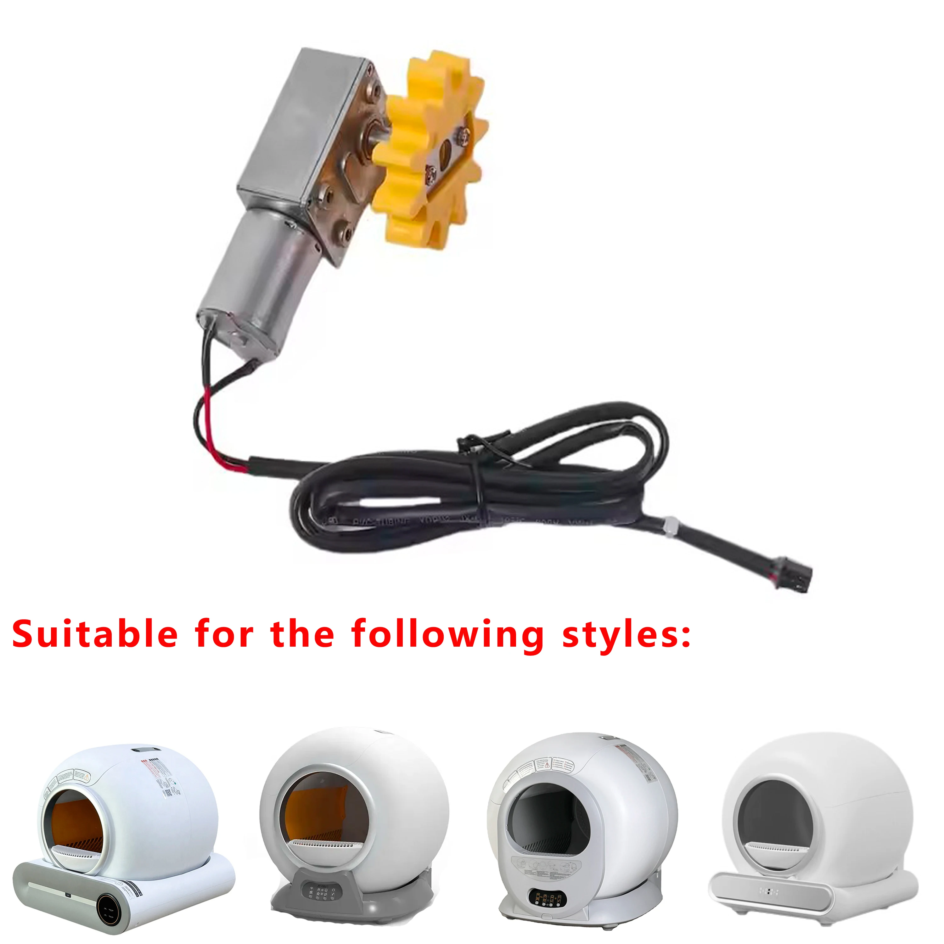Electric Replacement Motor for Automatic Self-Cleaning Smart Cat Litter Box - Pet Toilet Maintenance Accessory
