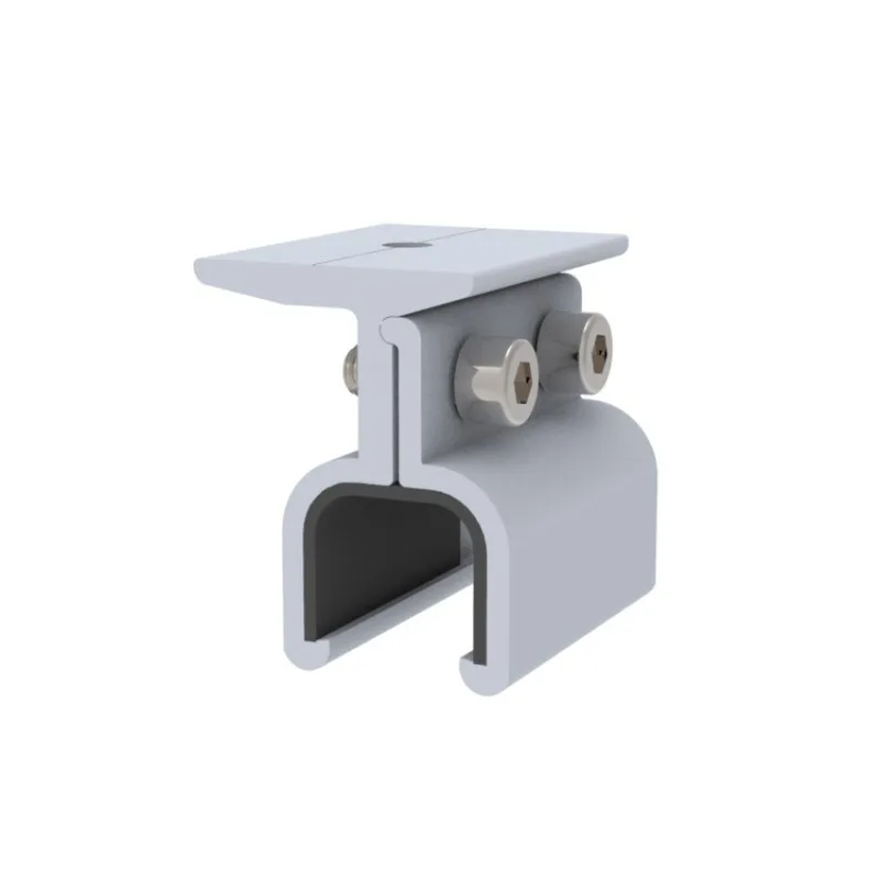 

Sloping roof roof tin tile fixing film plate aluminum photovoltaic bracket, vertical seam tile corrugated installation fixture