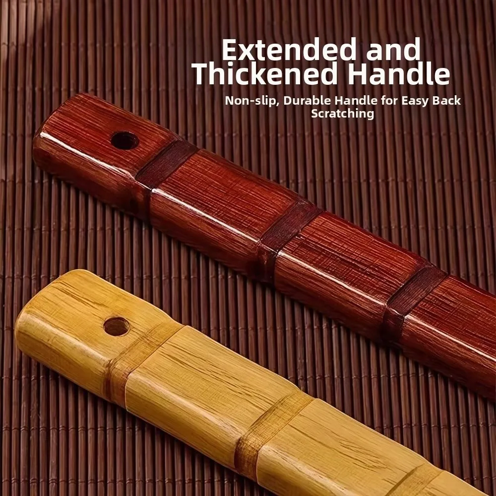 High Quality Durable Massager Back Scratcher Multistyles 48cm Wooden Body Roller Stick Bamboo Backscratcher Wooden Scratching view 2