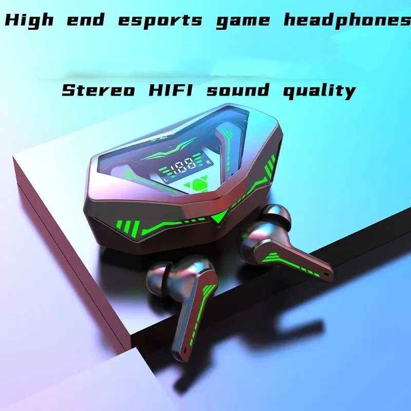 

MD198 Wireless Bluetooth Earphones Super Long Range Esports Games Earbuds Stereo Sound Effect without Delay Waterproof Headphone