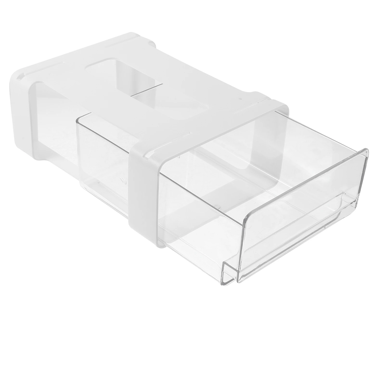 

Under Desk Drawer Storage Box Small White PET Hidden ganizer No Hole Adhesive Desk Drawers Office Supplies HIPS Strong Large