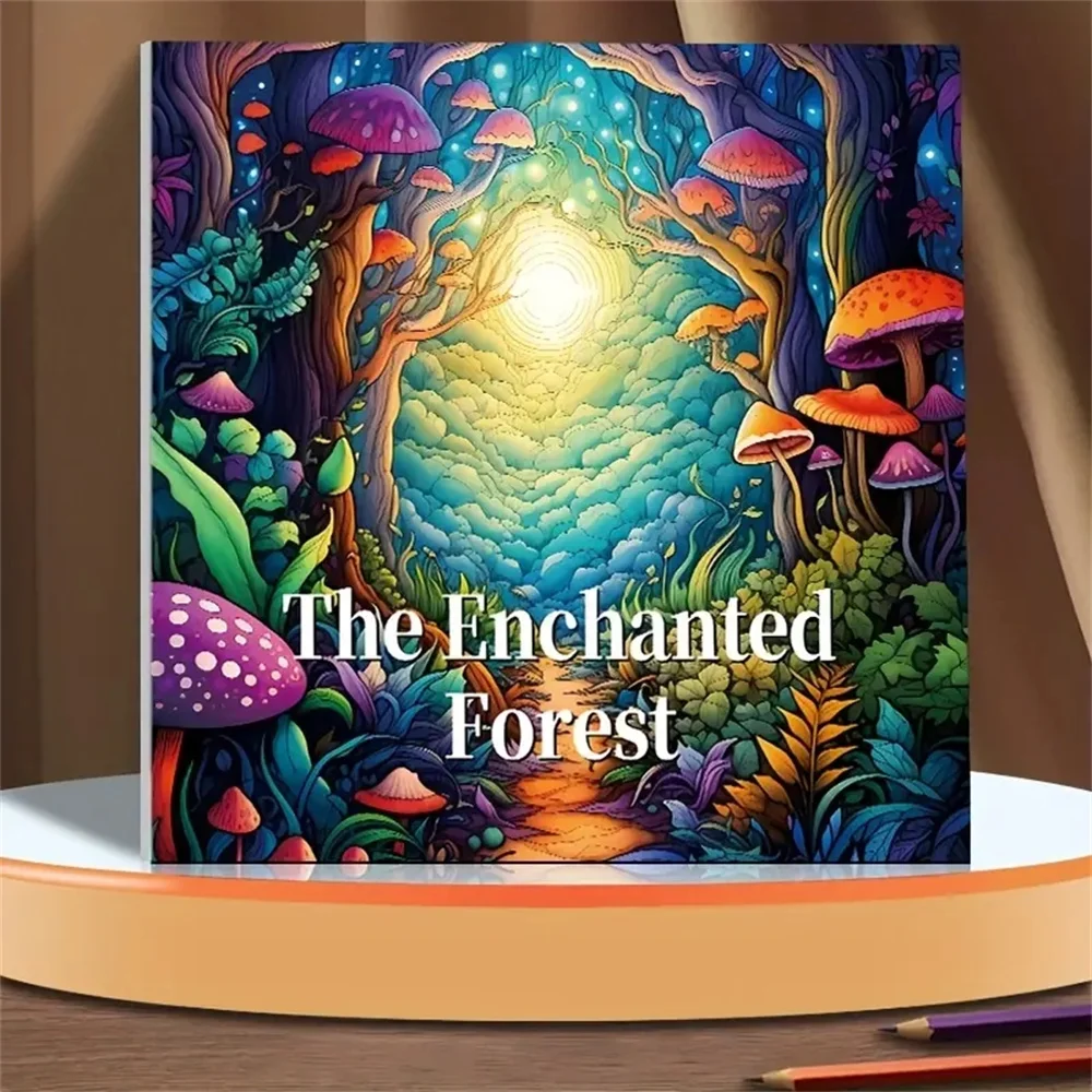 1pc Art Coloring Book 22 Page Coloring Books Gift For Birthday Party Relieve Stress Kill Time Graffiti Painting Drawing Art Book