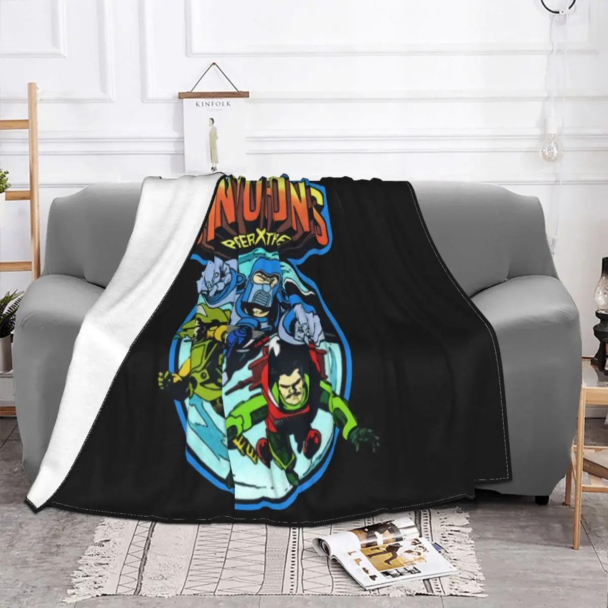 Cartoon The Centurions V1 Hero Poster Tv Series 1986 All Sizes S 5Xl Vacation Throw Blanket