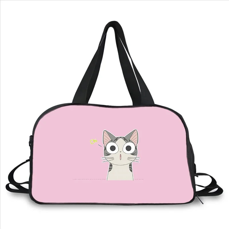 Cartoon Chi's Sweet Home Cute Cat 3D printing fashion trend portable large capacity multi function messenger bag travel bag