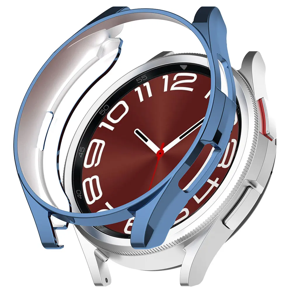 Tpu-Samsung Galaxy Watch 6用カバーおよびフィルム,クラシック保護バンパー,シェルプロテクター,ガラス,43mm, 47mm