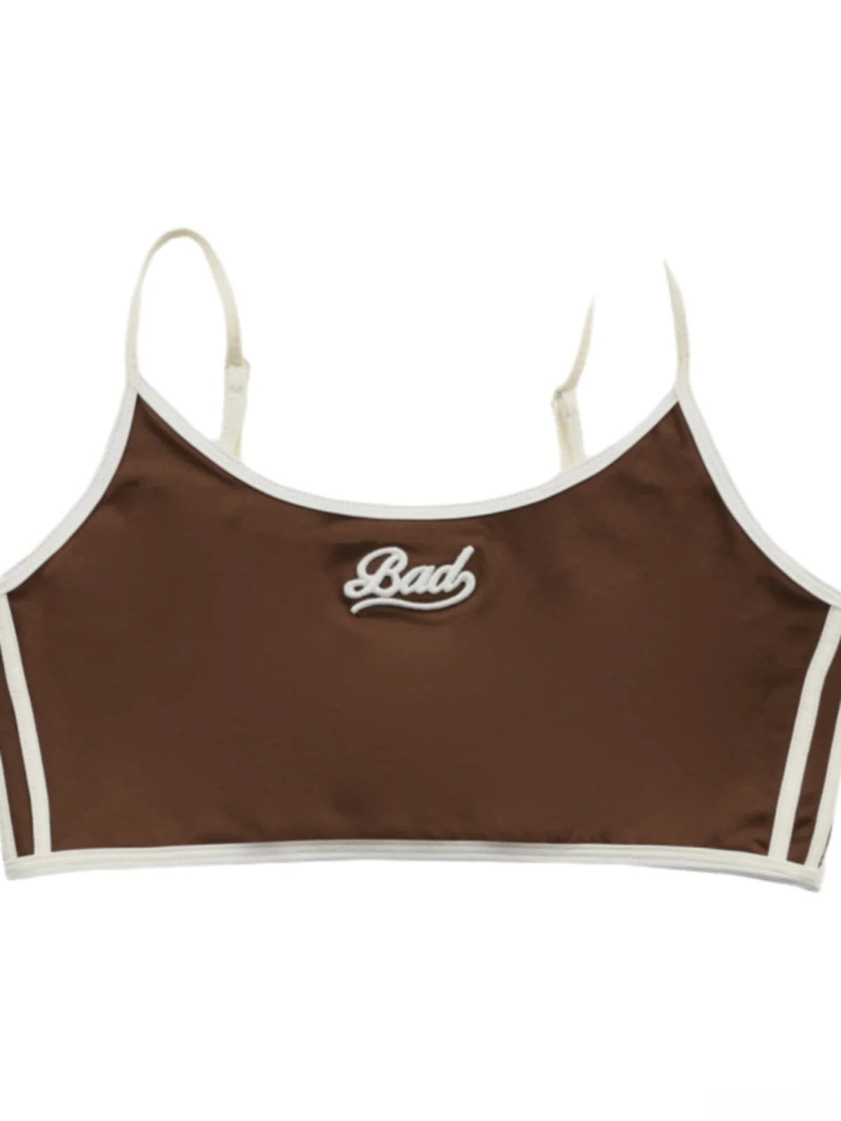 Completo Sportivo Americano con Ricamo a Lettere, Top a Canotta Sexy e Audace, Abbigliamento Outdoor Street Style