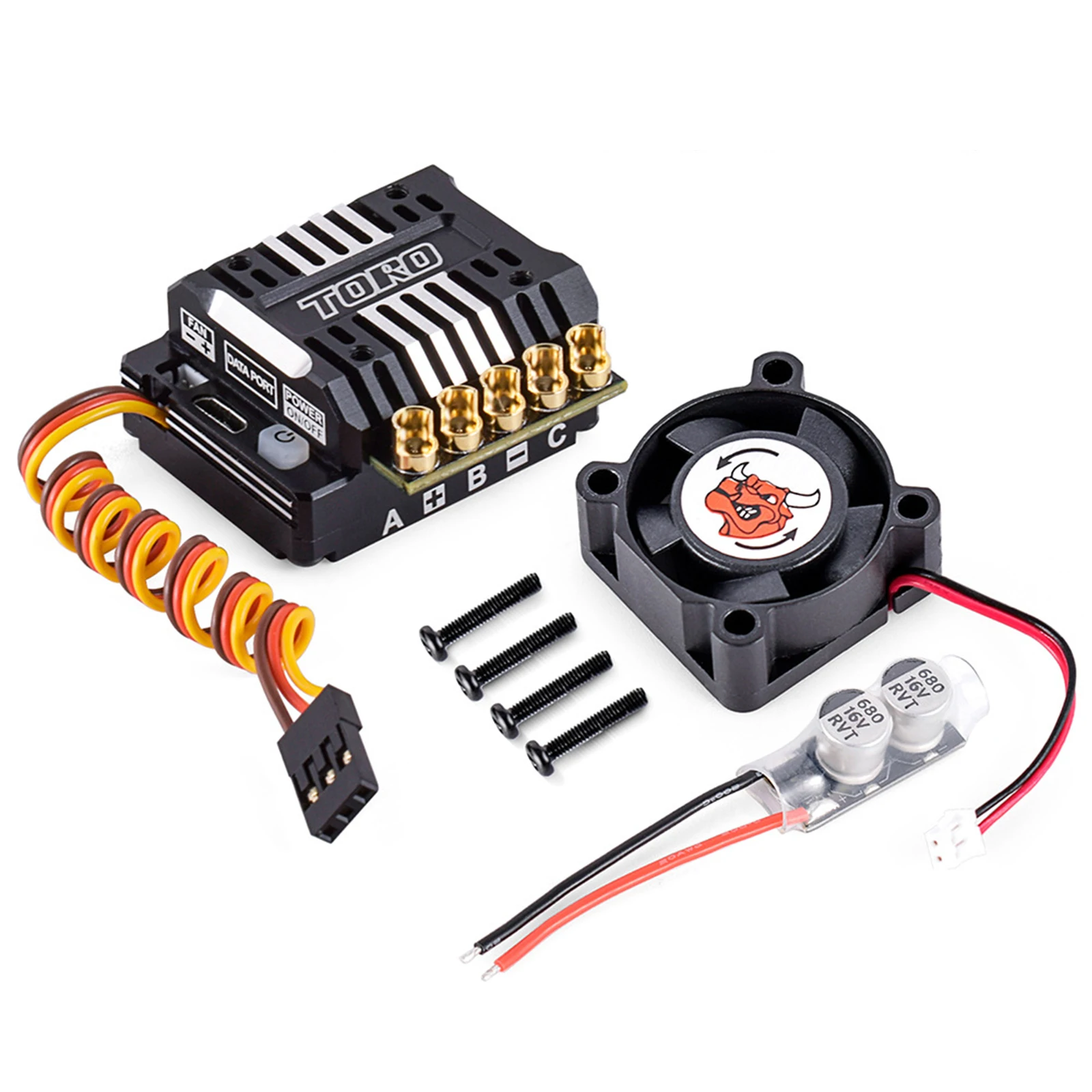 

SKYRC TORO TS160 160A Brushless Sensored ESC w/6V/7.4V BEC for 1/10 Crawlers Car